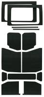DEI - DEI 50178 DEI 18-23 Jeep Wrangler JL 4-Door Boom Mat Complete Headliner Kit - 13 Piece - Black - Image 3