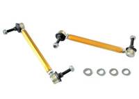 Whiteline KLC106 Whiteline 02-06 Mini Cooper S Front Swaybar link kit-Adjustable ball end links