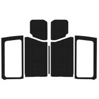 DEI 50280 DEI 18-23 Jeep Wrangler JL 2-Door Boom Mat Complete Headliner Kit - 7 Piece - Black
