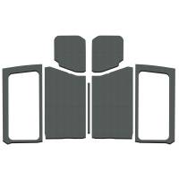 DEI 50281 DEI 18-23 Jeep Wrangler JL 2-Door Boom Mat Complete Headliner Kit - 7 Piece - White