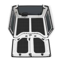 DEI - DEI 50285 DEI 11-18 Jeep Wrangler JK 2-Door Boom Mat Complete Headliner Kit - 6 Piece - Black - Image 7