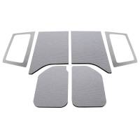 DEI 50286 DEI 11-18 Jeep Wrangler JK 2-Door Boom Mat Complete Headliner Kit - 6 Piece - Gray