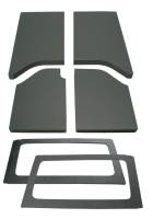 DEI - DEI 50286 DEI 11-18 Jeep Wrangler JK 2-Door Boom Mat Complete Headliner Kit - 6 Piece - Gray - Image 2