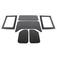 DEI 50290 DEI 11-18 Jeep Wrangler JK 4-Door Boom Mat Complete Headliner Kit - 6 Piece - Black