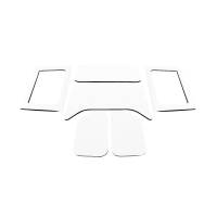 DEI 50292 DEI 11-18 Jeep Wrangler JK 4-Door Boom Mat Complete Headliner Kit - 6 Piece - White