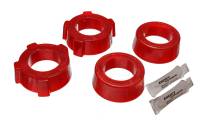 Energy Suspension 15.2109R Energy Suspension 69-78 Volkswagen (Air Cooled) Red Rear Spring Plate Bushing Set - Fits 1969-1978 Volkswagen Beetle, Super Beetle