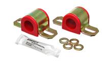 Energy Suspension 9.5125R Energy Suspension Universal Red 21mm Non-Greaseable Sway Bar Bushing Set