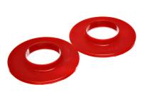 Energy Suspension 9.6116R Energy Suspension Universal 2 3/16in ID 4 9/16in OD 5/8in H Red Coil Spring Isolators (2 per set)