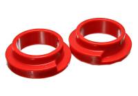 Energy Suspension 9.6119R Energy Suspension Universal 2 1/8in ID 2 1/2in OD 5/8in H Red Coil Spring Isolators (2 per set)