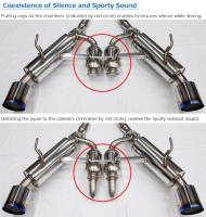 HKS 31014-KN001 HKS 2017 Infiniti Q60 (RWD) Dual Hi-Power Titanium Tip Catback Exhaust