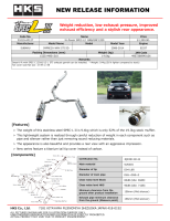 HKS 31019-AF127 HKS Hi-Power SPEC-L2 GRB/GRF EJ20