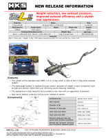 HKS 31019-AH106 HKS Hi-Power Muffler SPEC-L2 FK8 K20C