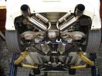 HKS 32009-BN002 HKS 03-07 G35 Dual Hi-Power Ti Tip Catback Exhaust (SUS304 NO COATING)