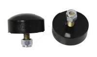 Energy Suspension 9.9116G Energy Suspension Black 1 inch Tall Button head Bump Stop Set (2 per set)