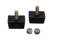 Energy Suspension 9.9118G Energy Suspension Univ Blk 7/8in H x 1-7/8in L x 1-3/8in W Low Profile Rectangular Bump Stops (2 ea)