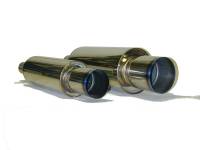 HKS 34005-FK001 HKS Universal Stainless Hi Power 170mm Titanium Muffler