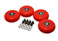 Energy Suspension 9.9171R Energy Suspension 2.375 inch Hyper-Glide PolyCreeper Wheels (Set of 4)