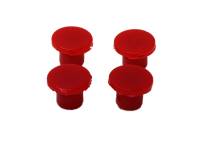 Energy Suspension 9.9554R Energy Suspension Universal End Plug Set .53in Dia - Red