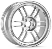 Enkei 3797704943SP Enkei RPF1 17x7 4x100 43mm Offset 73mm Bore Silver Wheel  Miata 4-Lug/Honda & Acura 4-Lug/02-06 Mini