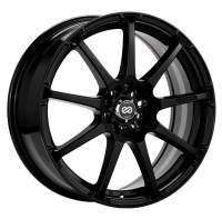 Enkei 441-770-0138BK Enkei EDR9 17x7 4x100/114.3 38mm Offset 72.6 Bore Diameter Matte Black Wheel