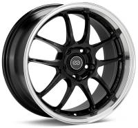 Enkei 460-780-6550BKM Enkei PF01SS 17x8 5x114.3 50mm Offset 75mm Bore Diameter Gloss Black w/ Machined Lip