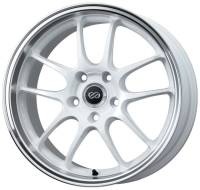 Enkei 460-790-6548WM Enkei PF01SS 17x9 5x114.3 48mm Offset 75mm Bore Diameter White with Machined Lip Wheel
