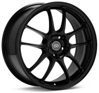 Enkei 460-790-6560BK Enkei PF01SS 17x9 5x114.3 60mm Offset 75mm Bore Diameter Matte Black Wheel
