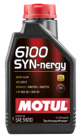 Motul 107970 Motul 1L Technosynthese Engine Oil 6100 SYN-NERGY 5W30 - VW 502 00 505 00 - MB 229.5