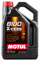 Motul 108946 Motul Synthetic Engine Oil 8100 5W30 X-CESS 5L