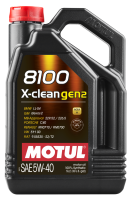 Motul 109762 Motul 5L Synthetic Engine Oil 8100 X-CLEAN Gen 2 5W40