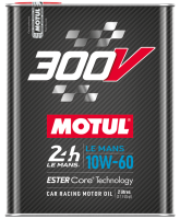 Motul 110864 Motul 2L Synthetic-ester Racing Oil 300V Le Mans 10W60 10x2L