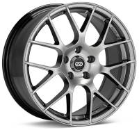 Enkei 467-880-6545HS Enkei Raijin 18x8 45mm Offset 5x114.3 Bolt Pattern 72.6 Bore Dia Hyper Silver Wheel