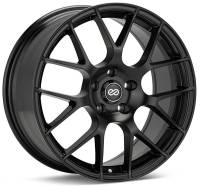 Enkei 467-885-4442BK Enkei Raijin 18x8.5 42mm Offset 5x112 Bolt Pattern 72.6 Bore Diameter Matte Black Wheel