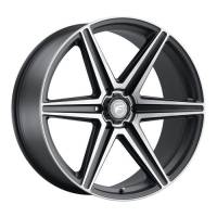 Forgestar F01240084P25 Forgestar X6 24x10 / 6x139.7 BP / ET25 / 6.5in BS Satin Black Wheel