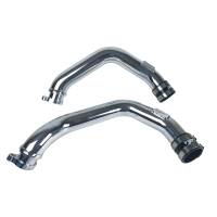 Injen - Injen SES1116ICP Injen 15-16 BMW M3 (F80) L6 Twin Turbo Polished Intercooler Charge Pipe w/ 1/8in Female NPT Bungs - Fits 2015-2020 BMW M4 - Image 1