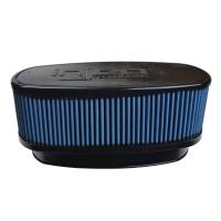 Injen X-1131-BB Injen NanoWeb Dry Air Filter 8.7x3.9in Oval ID / 10.4x5.6in OD / 4.2in Height / 10.1x4.7in Top