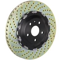 Brembo 101.9003A Brembo 08-16 R8 4.2/5.2 Excl CC Brake Front 2-Piece Discs 380x34 2pc Rotor Drilled