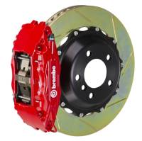 Brembo 122.7005A2 Brembo 98-02 Camaro/Firebird Front GT BBK 4 Piston Cast 2pc 332x32 2pc Rotor Slotted Type1-Red
