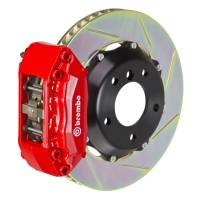Brembo 1A2.6024A2 Brembo 05-10 Jetta Front GT BBK 4 Piston Cast 2pc 328x28 2pc Rotor Slotted Type1-Red