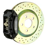 Brembo 1A4.6001A1 Brembo 99-06 TT (8N) Front GT BBK 4 Piston Cast 2pc 323x28 1pc Rotor Drilled-Black