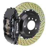 Brembo 1B1.7003A1 Brembo 89-93 348/94-99 F355 Front GT BBK 4 Piston Cast 2pc 332x32 2pc Rotor Drilled-Black