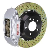 Brembo 1B1.7003A3 Brembo 89-93 348/94-99 F355 Front GT BBK 4 Piston Cast 2pc 332x32 2pc Rotor Drilled-Silver