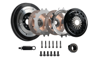 DKM Clutch MR-006-054 DKM Clutch 00-06 BMW M3 184mm Ceramic Twin Disc MR Clutch Kit w/Flywheel (650 ft/lbs Torque)