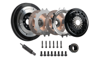 DKM Clutch MR-030-050 DKM Clutch 01-06 Mini Cooper/S R53 184mm Ceramic Twin Disc MR Clutch w/Flywheel (750 ft/lbs Torque)