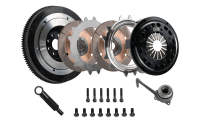 DKM Clutch MR-034-060 DKM Clutch VW/Audi 2.0L TSI (8 Bolt) Ceramic Twin Disc MR Clutch w/Flywheel (650 ft/lbs Torque)