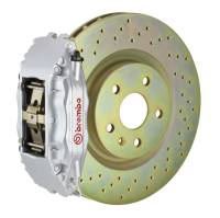 Brembo 1B4.7001A3 Brembo 82-89 6-Series Front GT BBK 4 Piston Cast 2pc 332x32 1pc Rotor Drilled-Silver