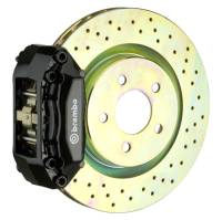 Brembo 1F4.6001A1 Brembo 92-98 318i/325i (Excl. xDrive) Front GT BBK 4 Piston Cast 2pc 320x28 1pc Rotor Drilled-Black