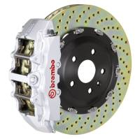 Brembo 1G1.9024A3 Brembo 04-10 A8 (D3) Front GT BBK 8 Piston Cast 380x34 2pc Rotor Drilled-Silver