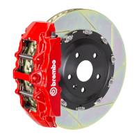Brembo 1G2.9015A2 Brembo 02-18 G500/03-04 G55 Front GT BBK 8 Piston Cast 380x34 2pc Rotor Slotted Type1-Red