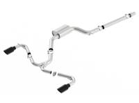 Borla 140750BC Borla 15-17 Volkswagen GTI (MK7) 2.0T AT/MT SS S-Type Catback Exhaust w/Black Chrome Tips - Fits 2015-2017 Volkswagen GTI